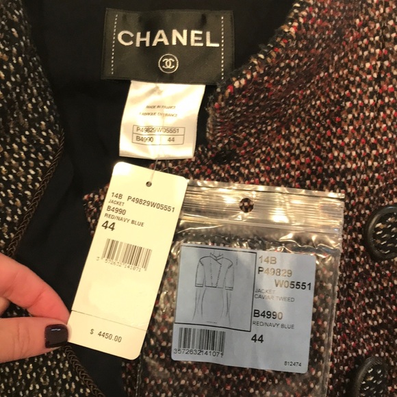 CHANEL tweed crop jacket - Picture 2 of 5